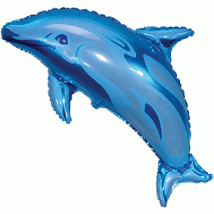 Dolphin Ocean Under the Sea Party Supershape Balloon